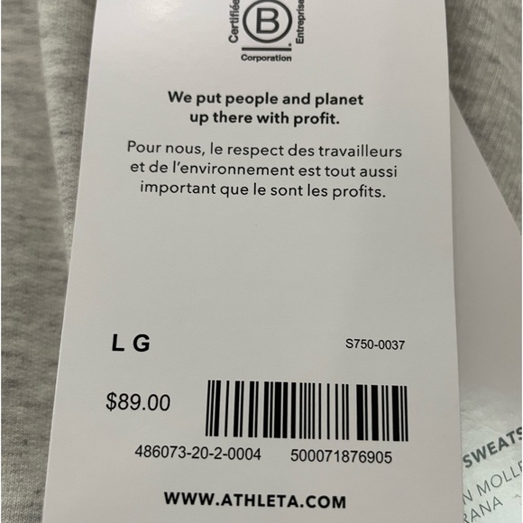 COPY - NWT Athleta Purana Wrap Sweatshirt - Picture 2 of 9